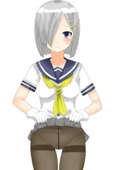 ぱんつ見せ浜風