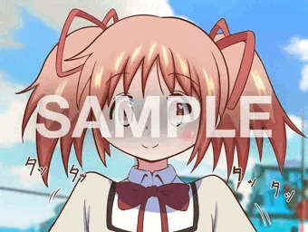 鼻の中の臭いを嗅ぐ鹿目まどかちゃん
