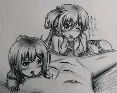 栄依子と小夢の性欲処理