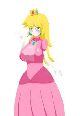 ピーチ姫と触手服