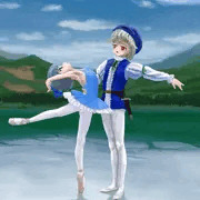 咲夜とチルノの氷上のパ・ド・ドゥ