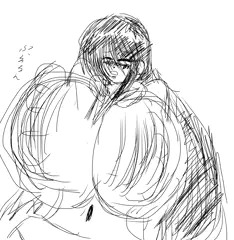 女の子らくがき