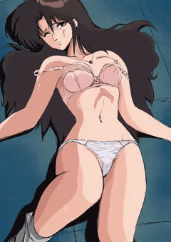 ブラジャーもパンティーも丸出しで大ピンチな葉月あづみさん