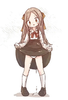 スカートたくし上げ