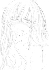 よだれが多すぎて困る女の子002