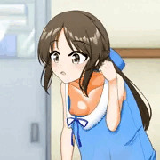 ワンピース胸チラありす