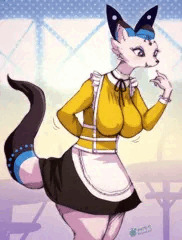 サスペンダーエプロンなレイルンちゃん