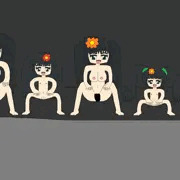 みんなで洞窟暮らし