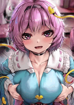 さとりのたわわおっぱいずり