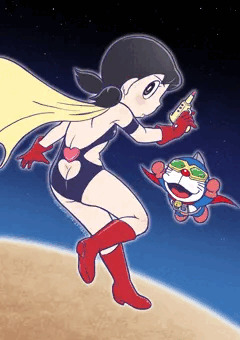 「超大作特撮映画『宇宙大魔神』」のしずかちゃん。