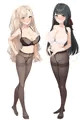 この女学生たち…パンスト似合いすぎ！！