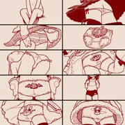 手書きパンツ１０
