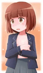 裸ブレザー