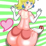 ピーチ姫の尻圧❤