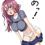 メガネ巨乳お姉さんのお着替え