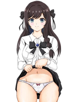 アリナさんにパンツを見せてもらった！