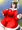 こーはいがサンタ服をくれたのだ！