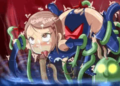 触手でエビちゃん