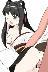 長波さまにあっちのほうのコスプレをさせて後から(若干修正)