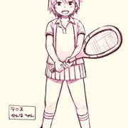 白のプリーツスコート
