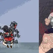 悪夢屋敷・無限牢獄　敵敗北エロシーン基本アニメーション10