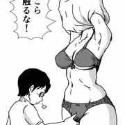 着替えの最中さわってしまった息子