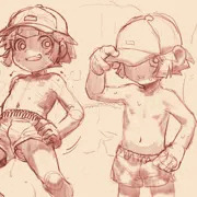 バターカップ男水着チャレンジ