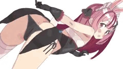 兎鞠まりのおしりの付け根が気になる