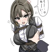 緊縛×乳揉み