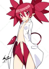 エトナさん裸ワイシャツ