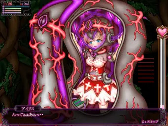 人工繁殖装置に取り込まれた少女