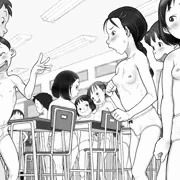 男女合同教室着替え。