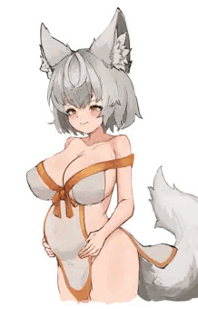 優ボテ狐