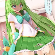 【リクエスト】魔法少女の太ももをさわさわしてスカートもパンツも脱がしました