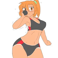砲丸投げが苦手なラッキーでスケベな陸上部ちゃん