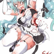 メイドプリバティ被弾