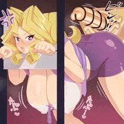 【skebリクエスト】首枷罠にハマる孔雀舞
