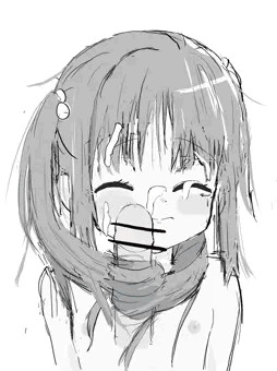 髪コキ顔射
