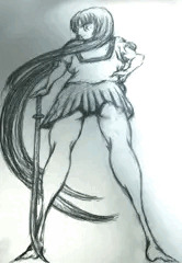 オリジナル女子高生剣士。