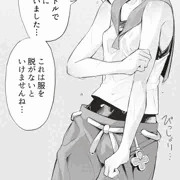 びしょ濡れになったスイレンちゃん