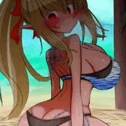 褐色エルフフレアちゃんの無人島性活❤六花水着❤