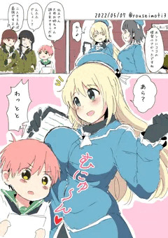 おっぱい　むにゅん