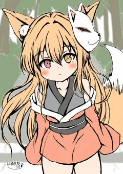 お狐少女がついてきた