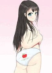 りんご柄パンツJS