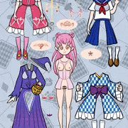 着せ替え人形：ハート姫　完成。