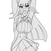 リゼ Zero Two Dance　線画
