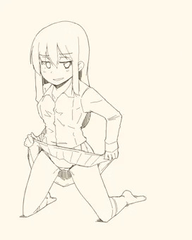 パン見せ放尿JK