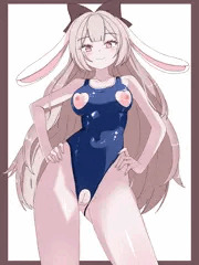 †穴あきスク水†