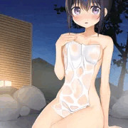 彼女と温泉旅行+支援サイト宣伝