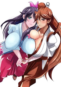 互いのものをしごきあうふたなり天宮さくらと東雲初穂